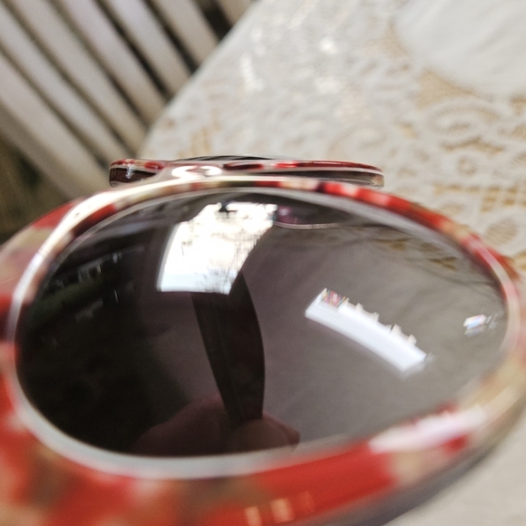 Dolce & Gabbana Red Floral Sunglasses - Picture 5 of 6